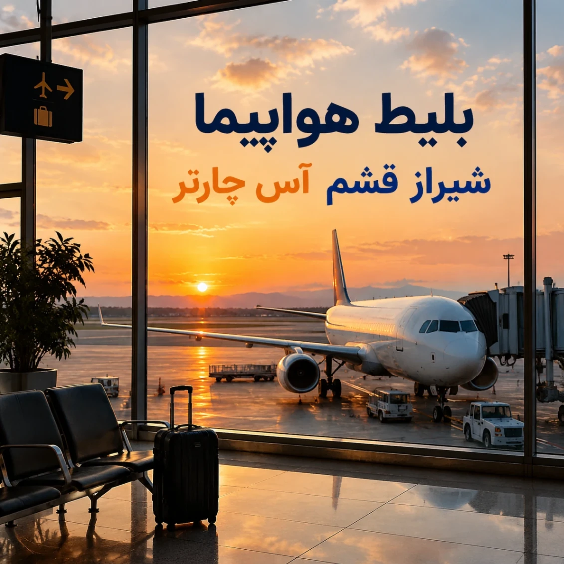 بلیط هواپیما شیراز قشم